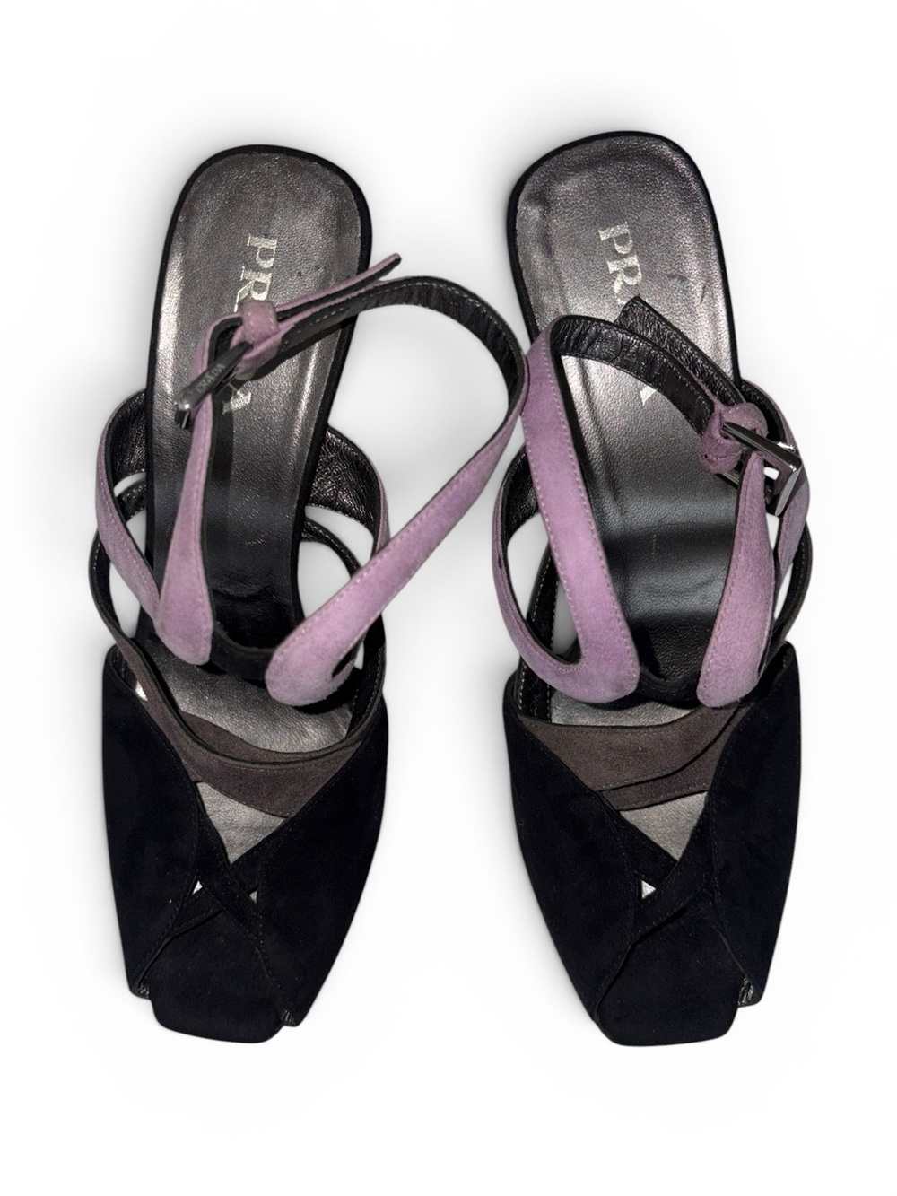 PRADA vintage suede heels ✨ Sz 38 - Picture 5 of 15